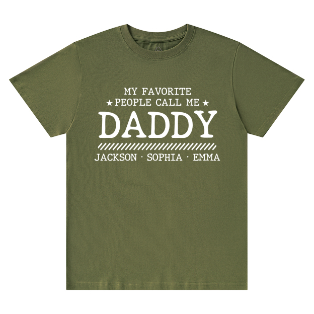 My Favorite People Call Me Daddy - Dad and me Shirt