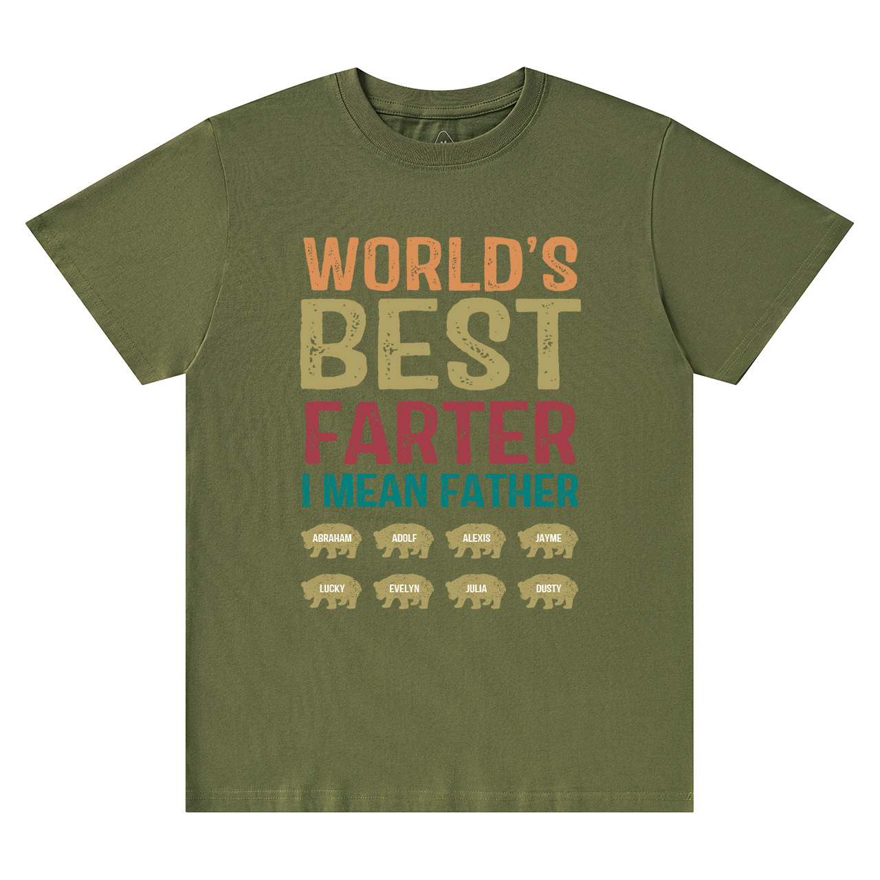 Personalized World's Best Farter I Mean Father Funny Shirt