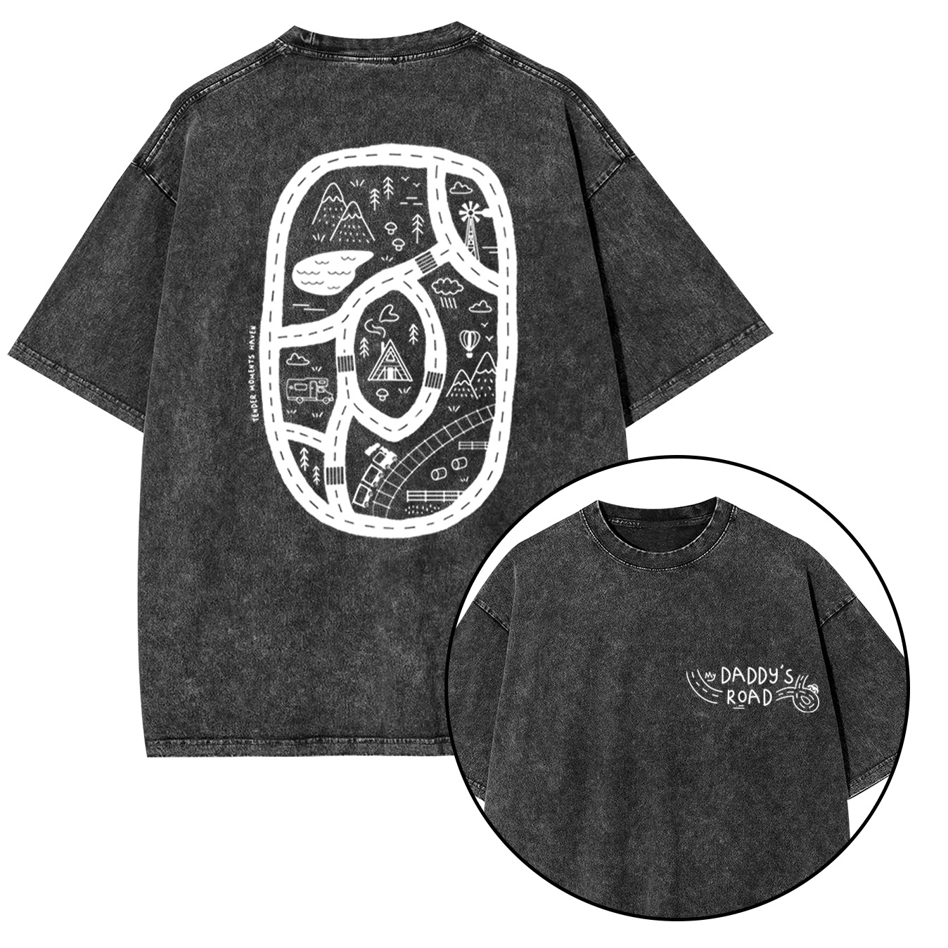 Daddy's Road Washed T-Shirts