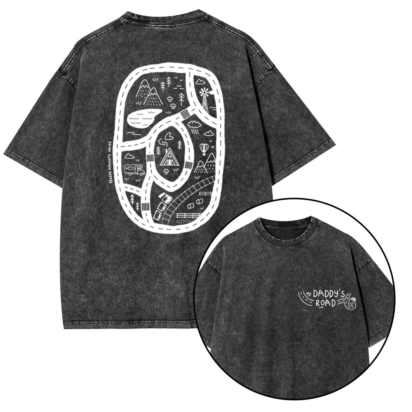 Daddy's Road Washed T-Shirts