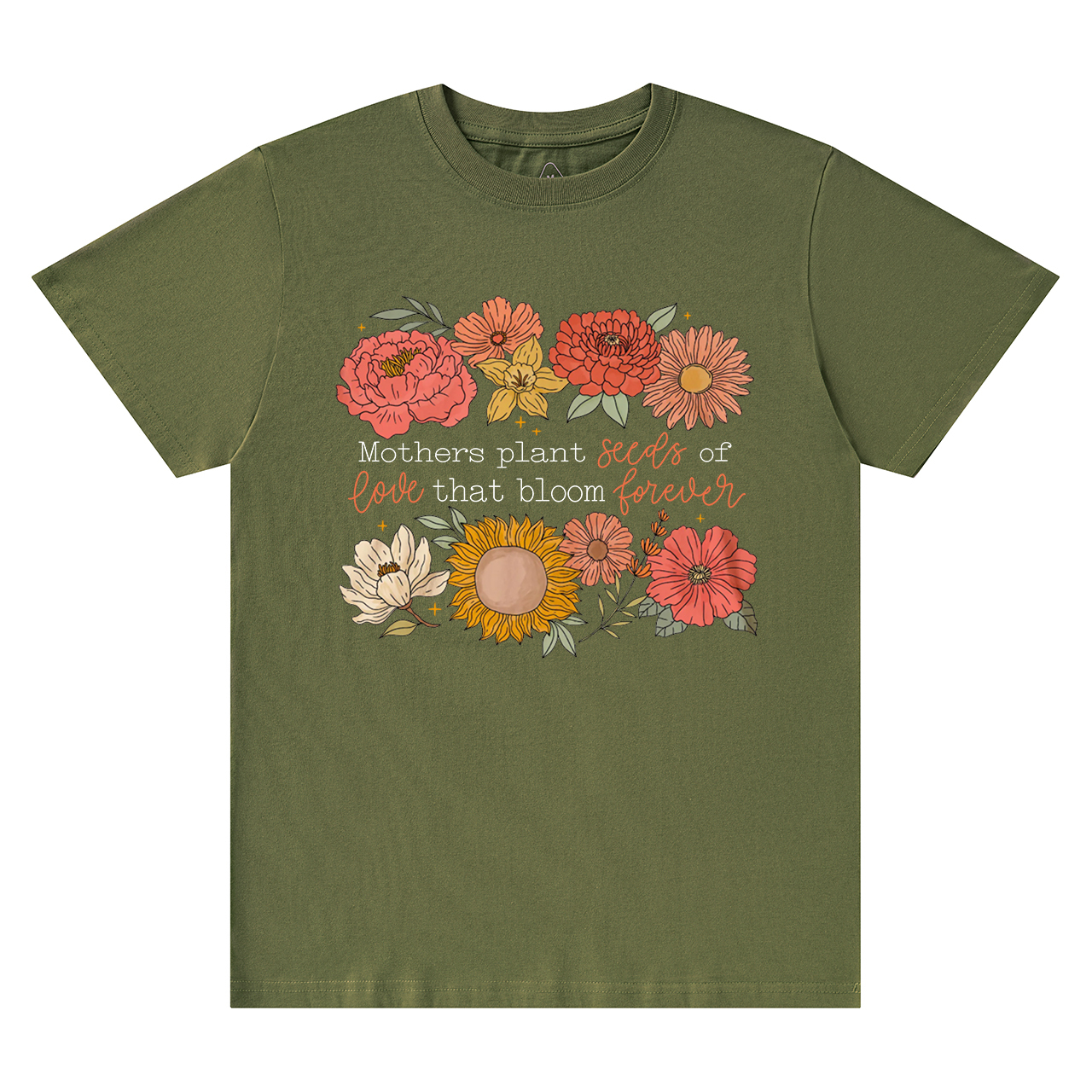 Retro Floral Mama T-Shirts