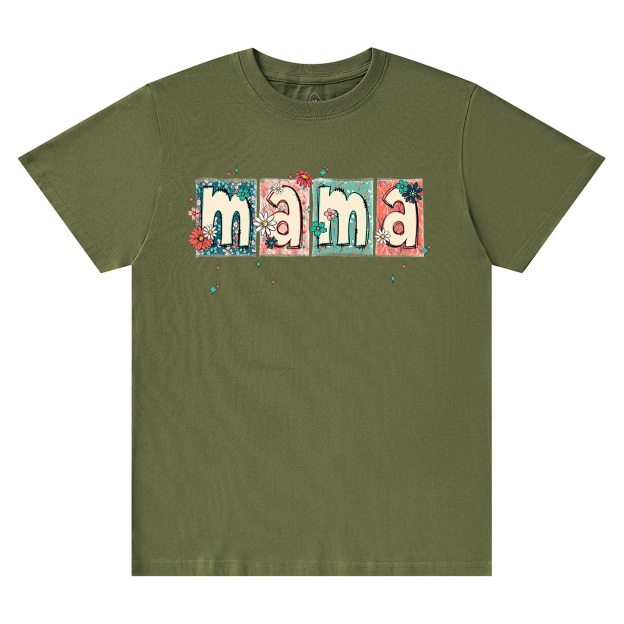 Vintage Flowers Mama T-Shirts