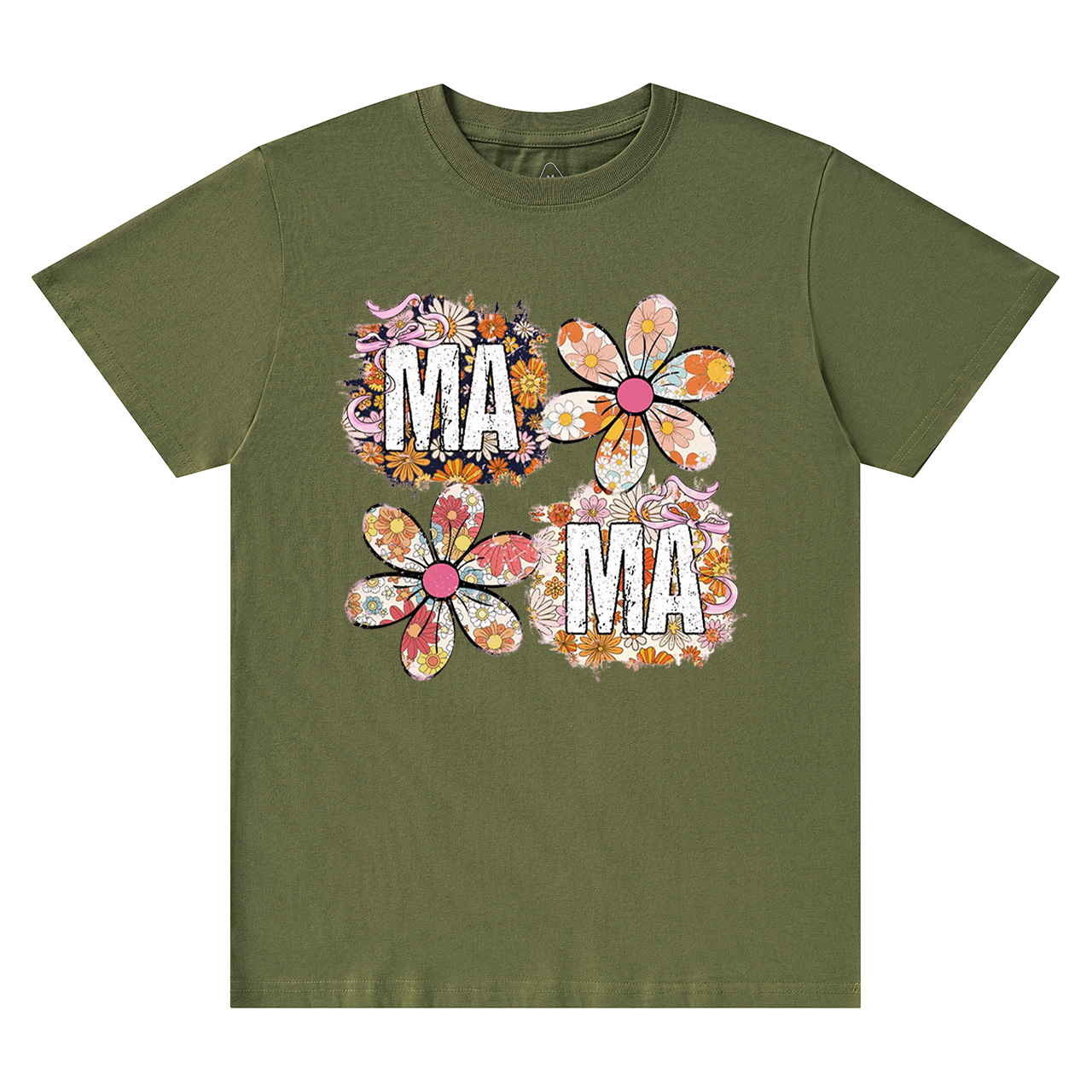 Retro Comfort Colors Floral Mama T-Shirts