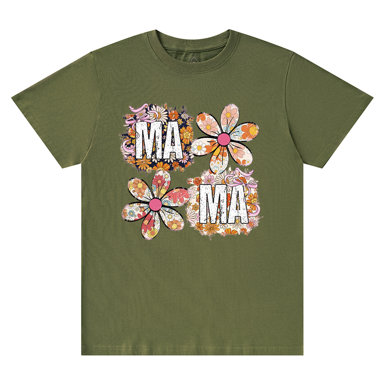Retro Comfort Colors Floral Mama T-Shirts