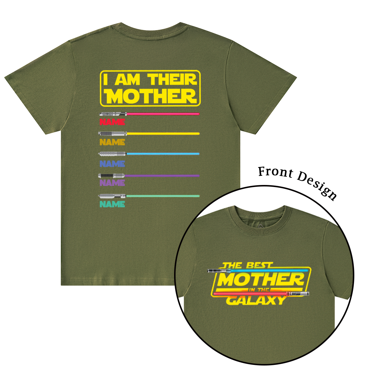 Personalized I Am Their Mother SW Mama T-Shirts