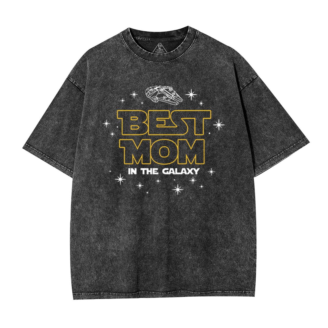 Best Mom In The Galaxy Washed T-Shirts