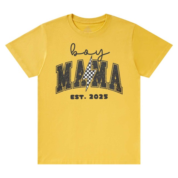 Personalized Boy Mama Est Date T-Shirts