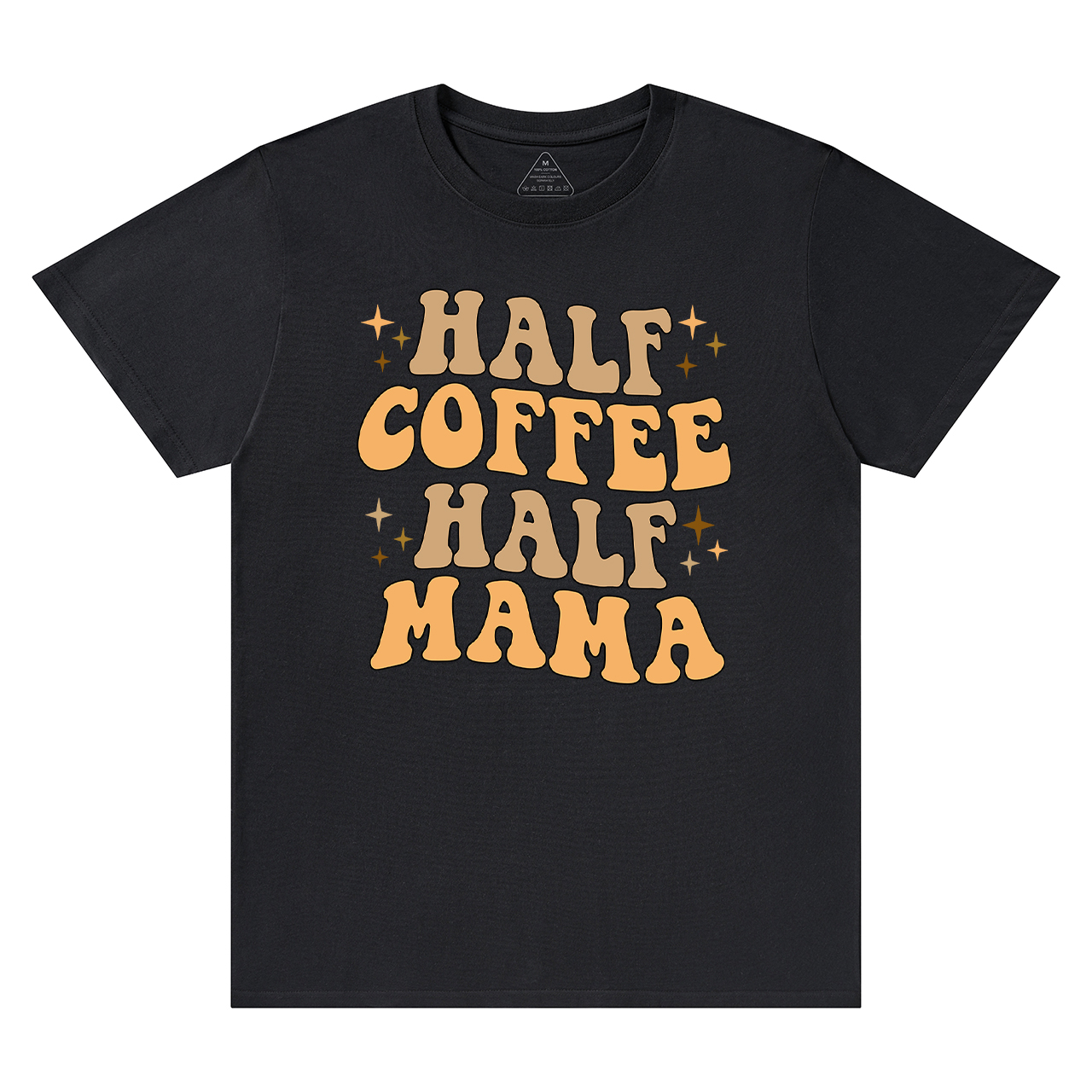 Half Coffee Half Mama Retro Shirt