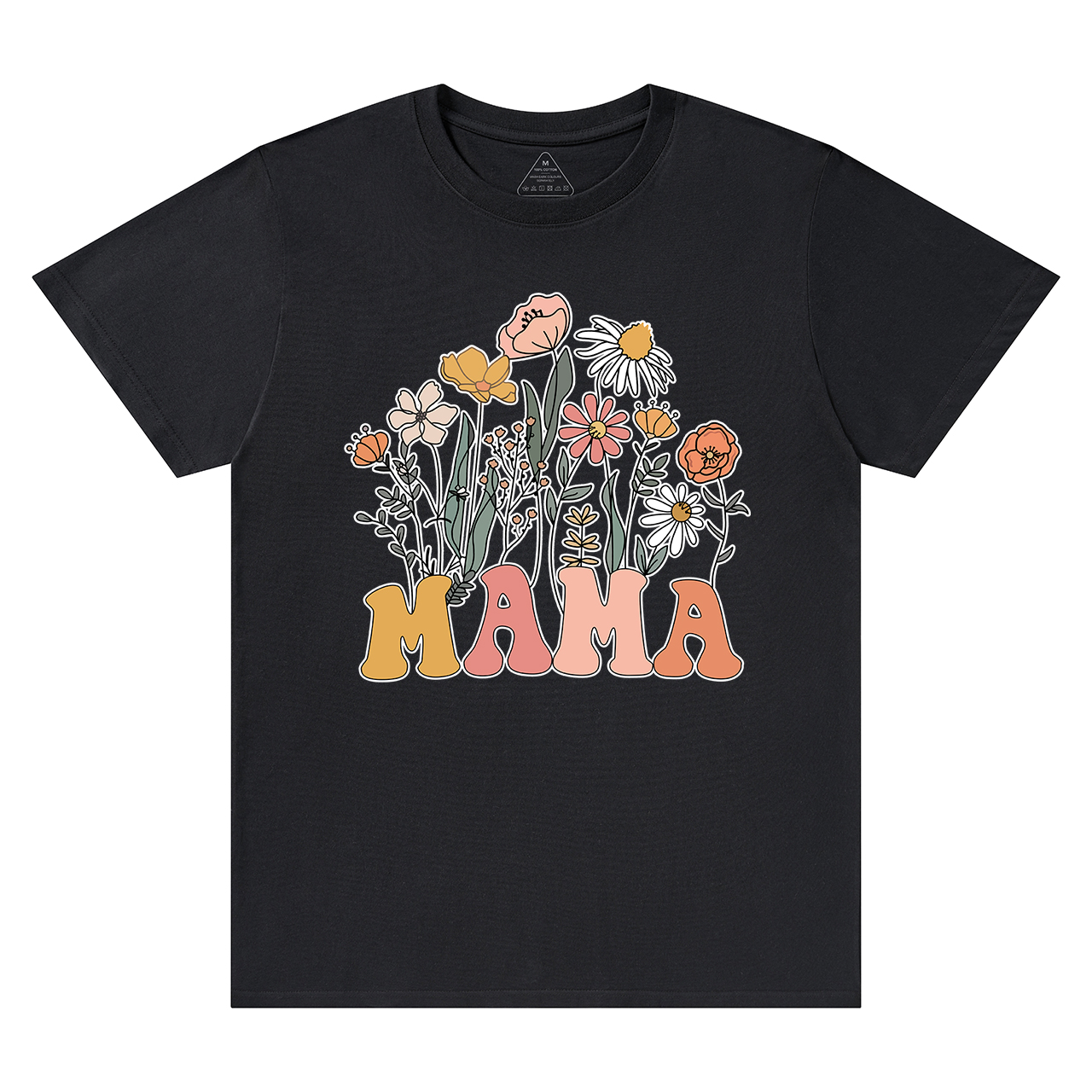 Retro Wildflowers New Mom Gift Shirt