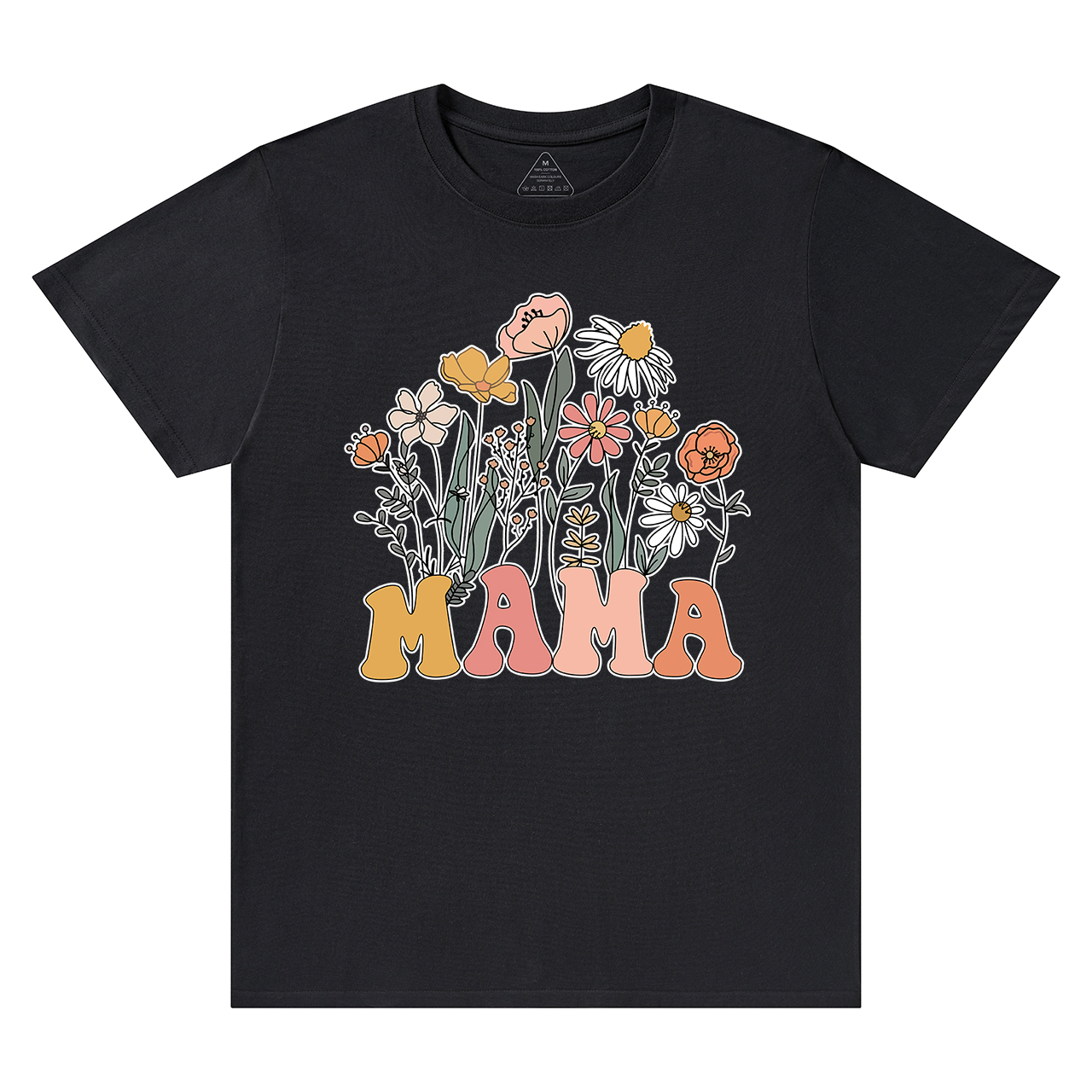 Retro Wildflowers New Mom Gift Shirt