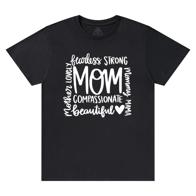 Hand Lettered Mom Quotes Shirt