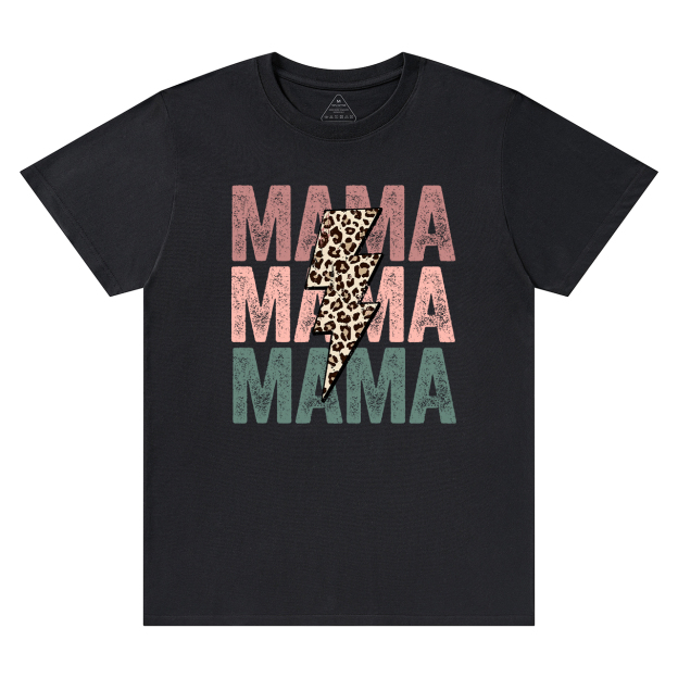 Retro Vintage Leopard Mama Shirt