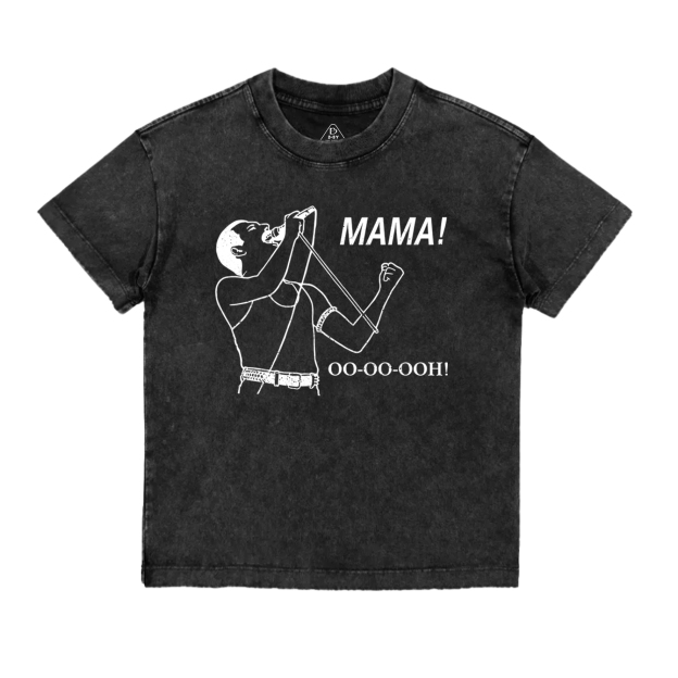 Mama Oo - Oo - Ooh Toddler&Kids Washed Tees