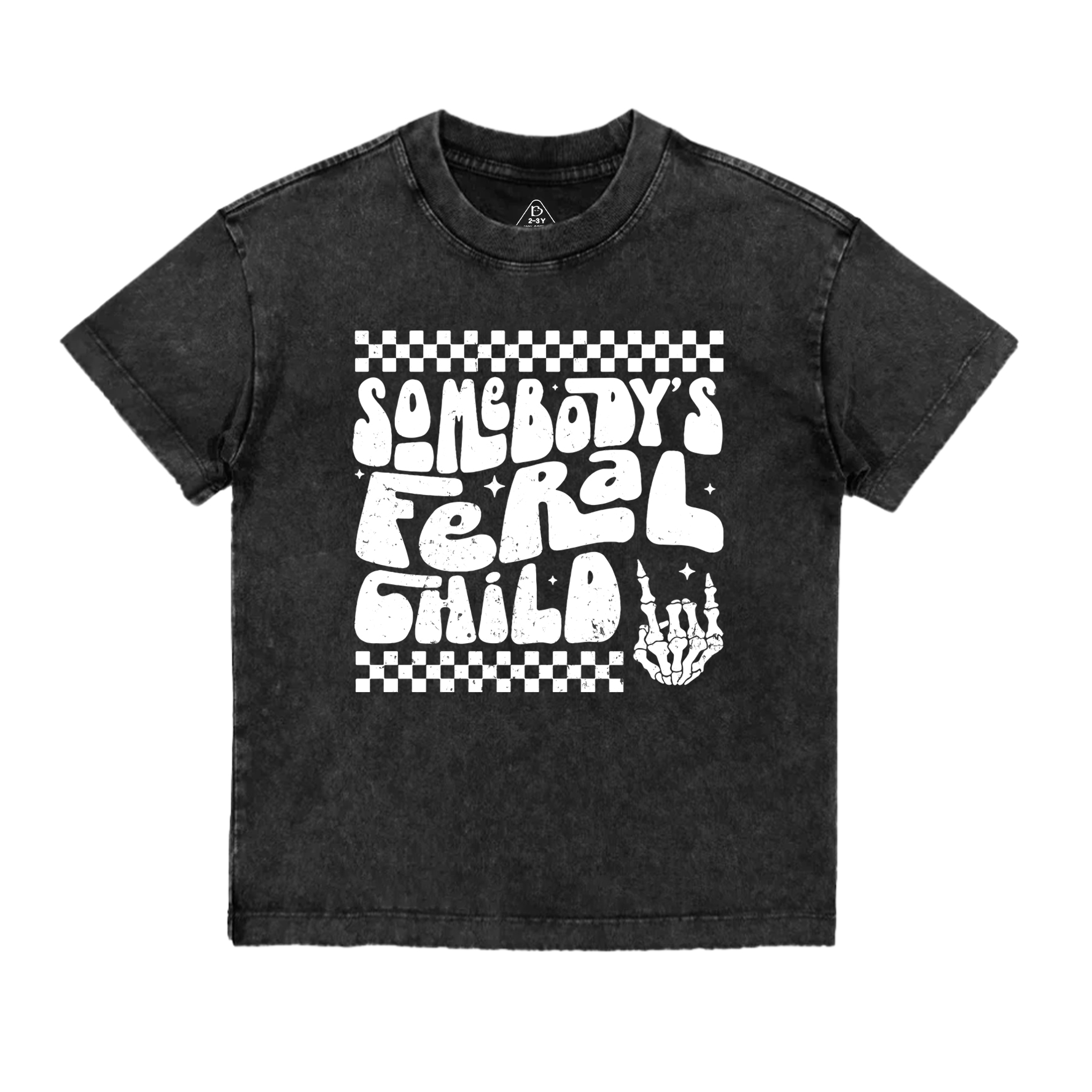 Somebody's Feral Child Toddler&Kids Washed Tees