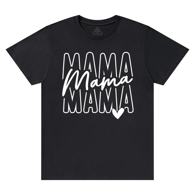 Retro Stacked Mama Shirt
