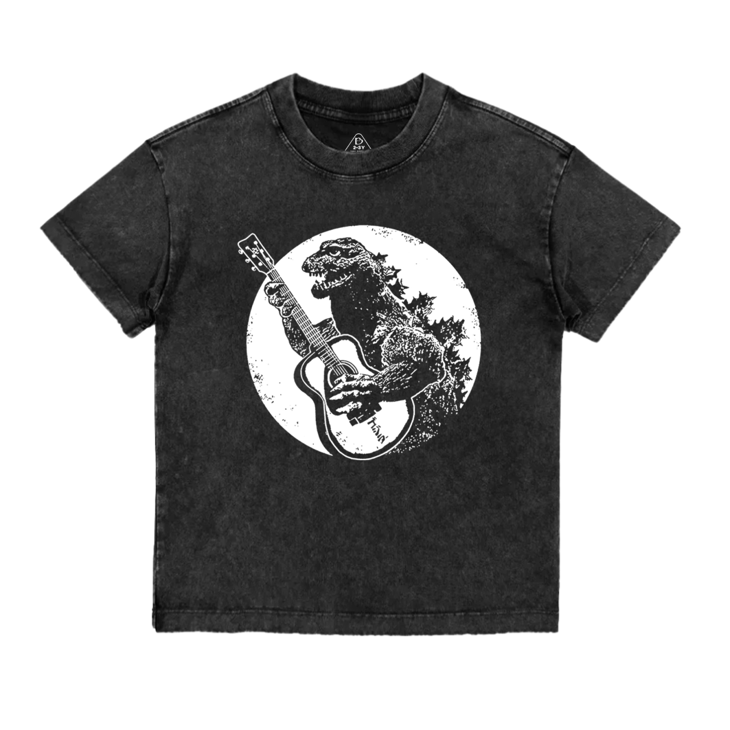  Funny Vintage Guitar Toddler&Kids Washed Tees          