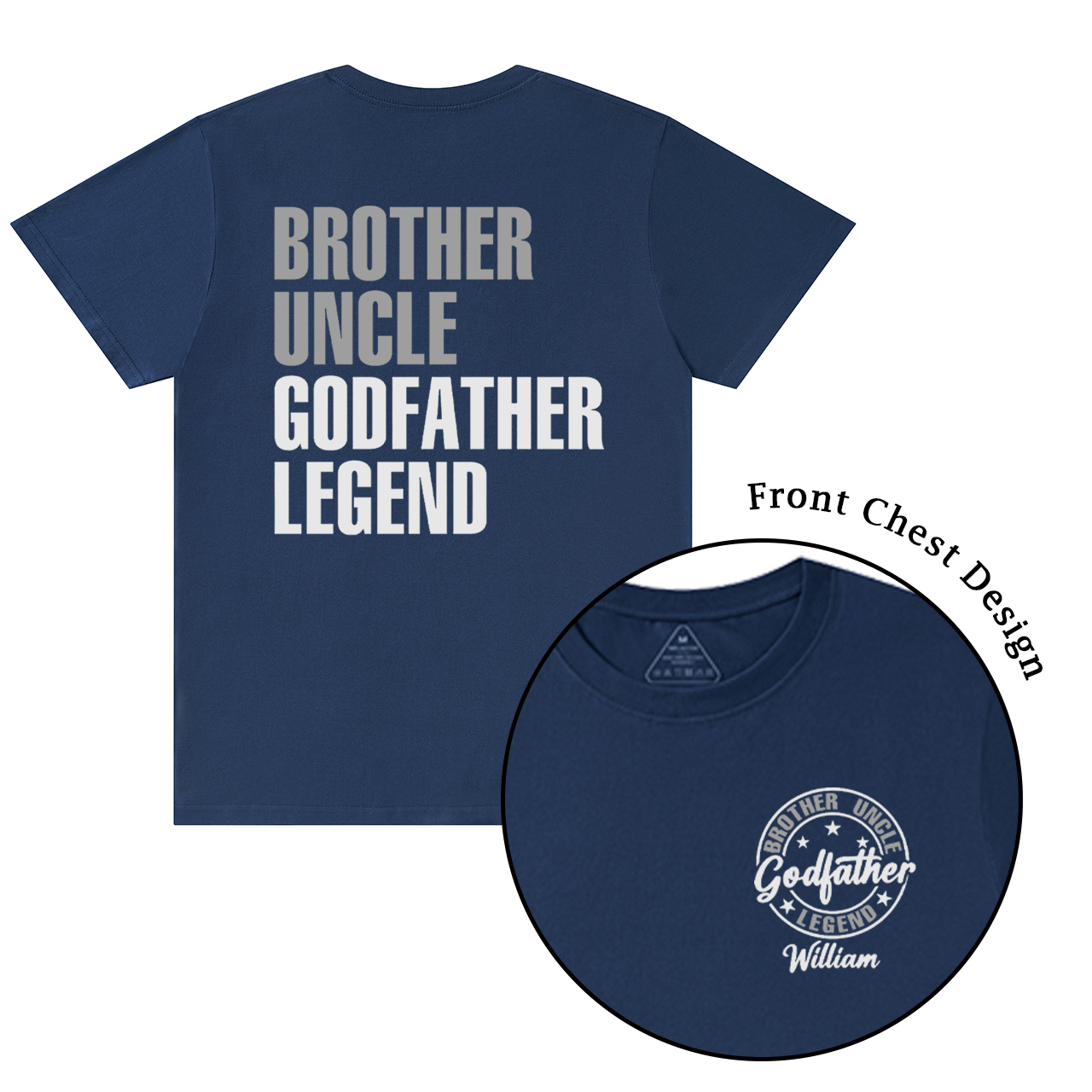 Personalized Godfather Name T-shirt