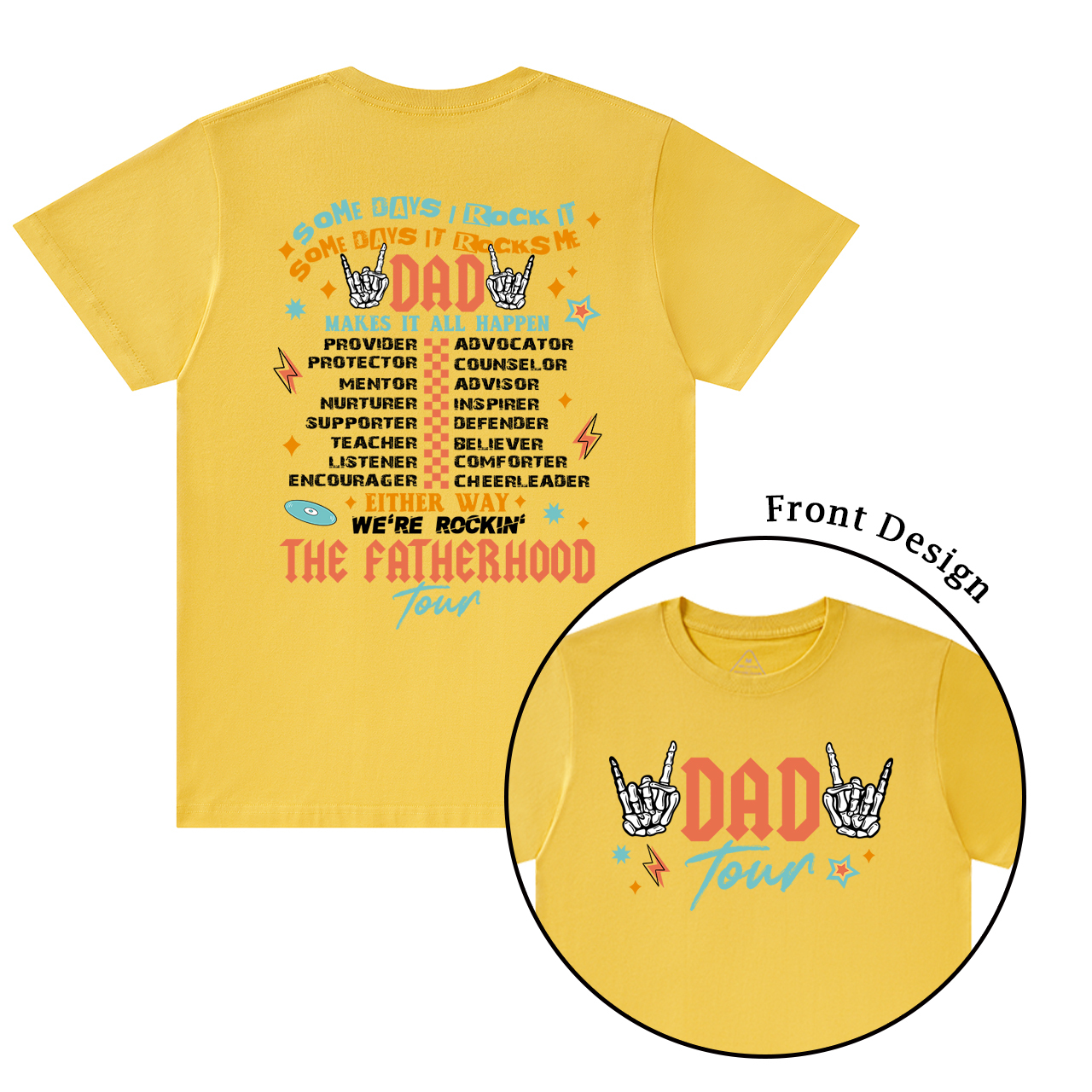 Fatherhood Tour Dad T-shirt