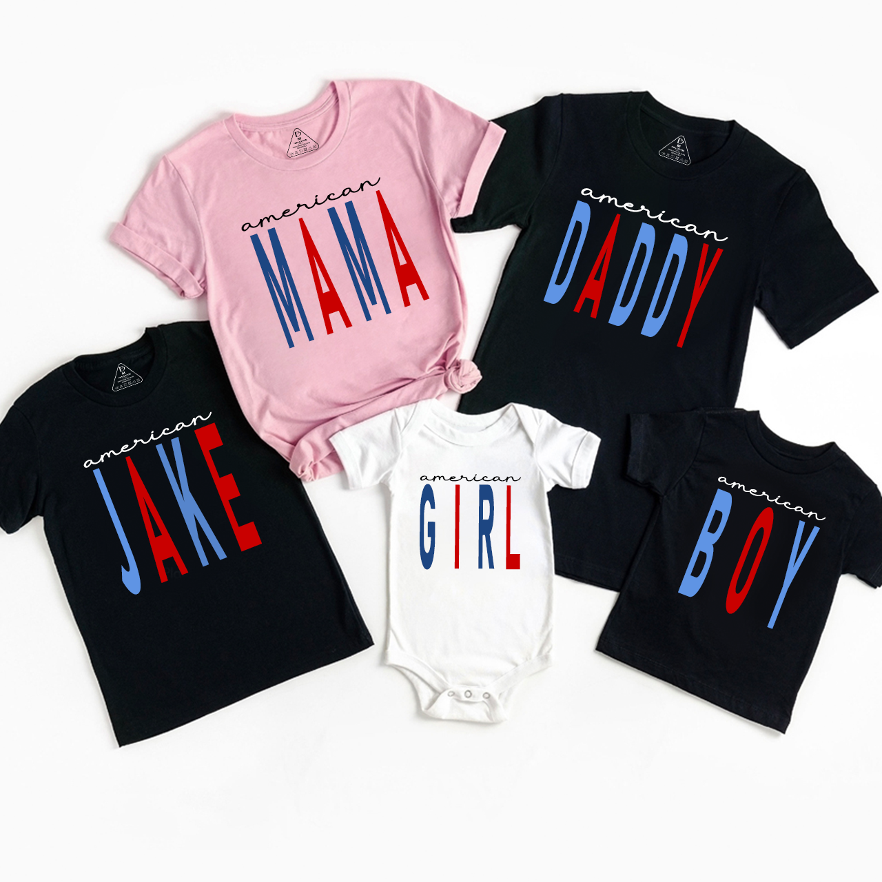 Personalized 4th Of July American Independence Day Family Matching Shirts