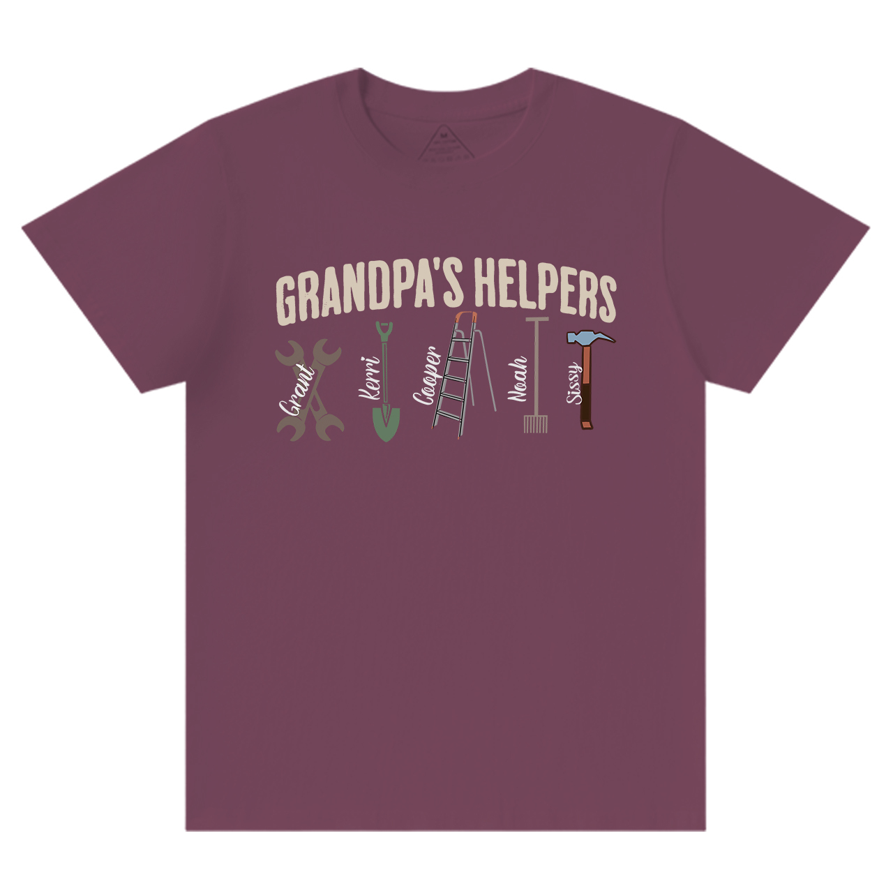 Personalized Grandpa's Helpers T-shirt