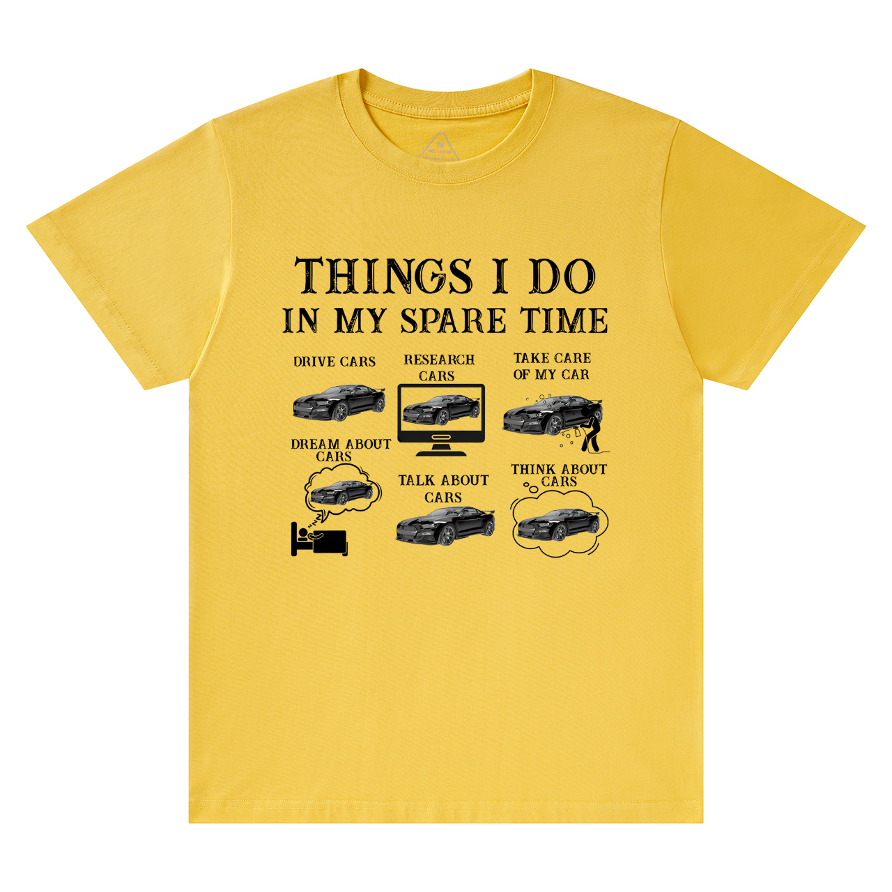 Things I Do In My Spare Time Funny Cars Dad T-Shirt