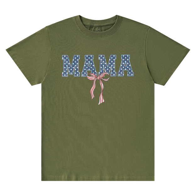 Coquette 4th of July Mama T-Shirts