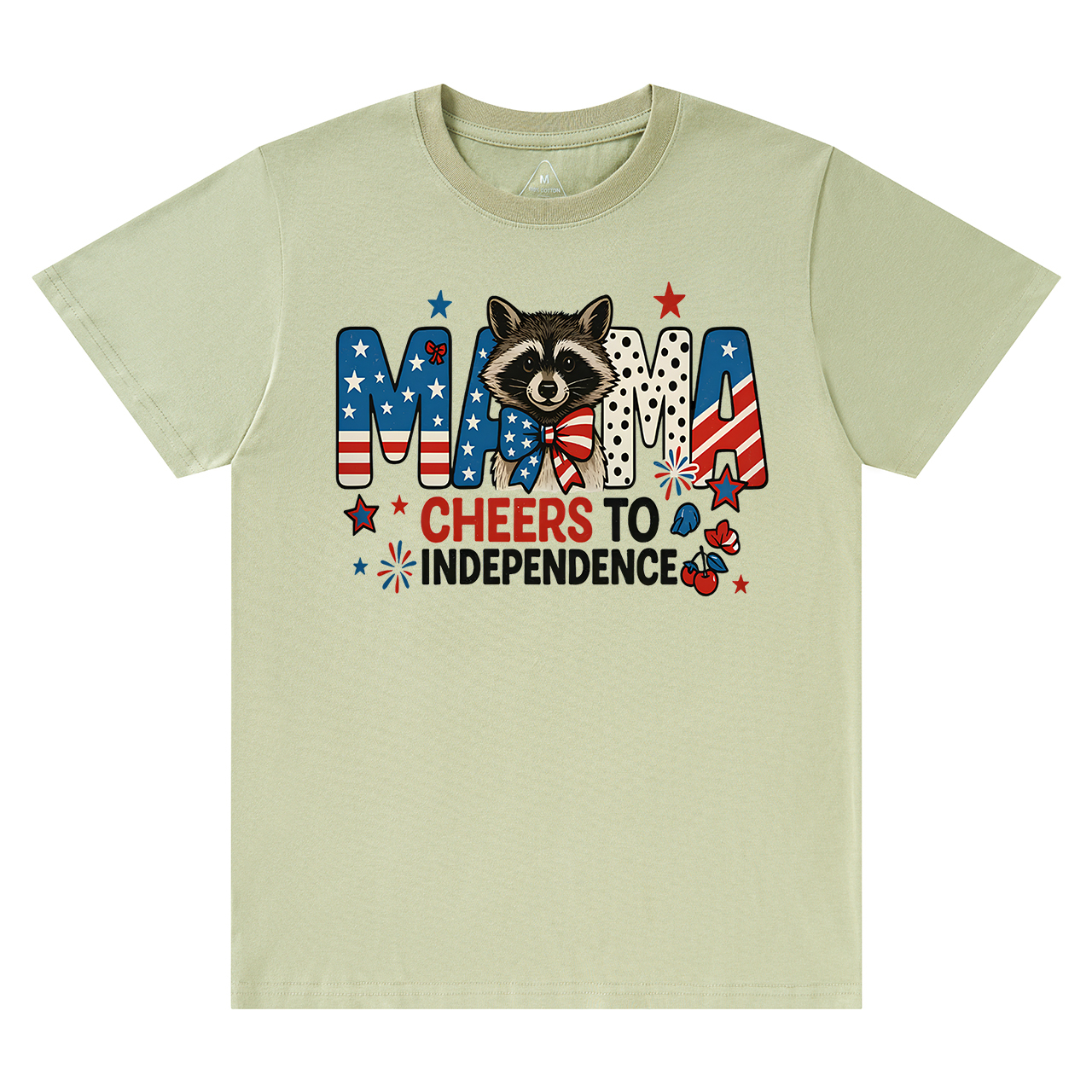 Patriotic Raccoon Mama T-Shirts