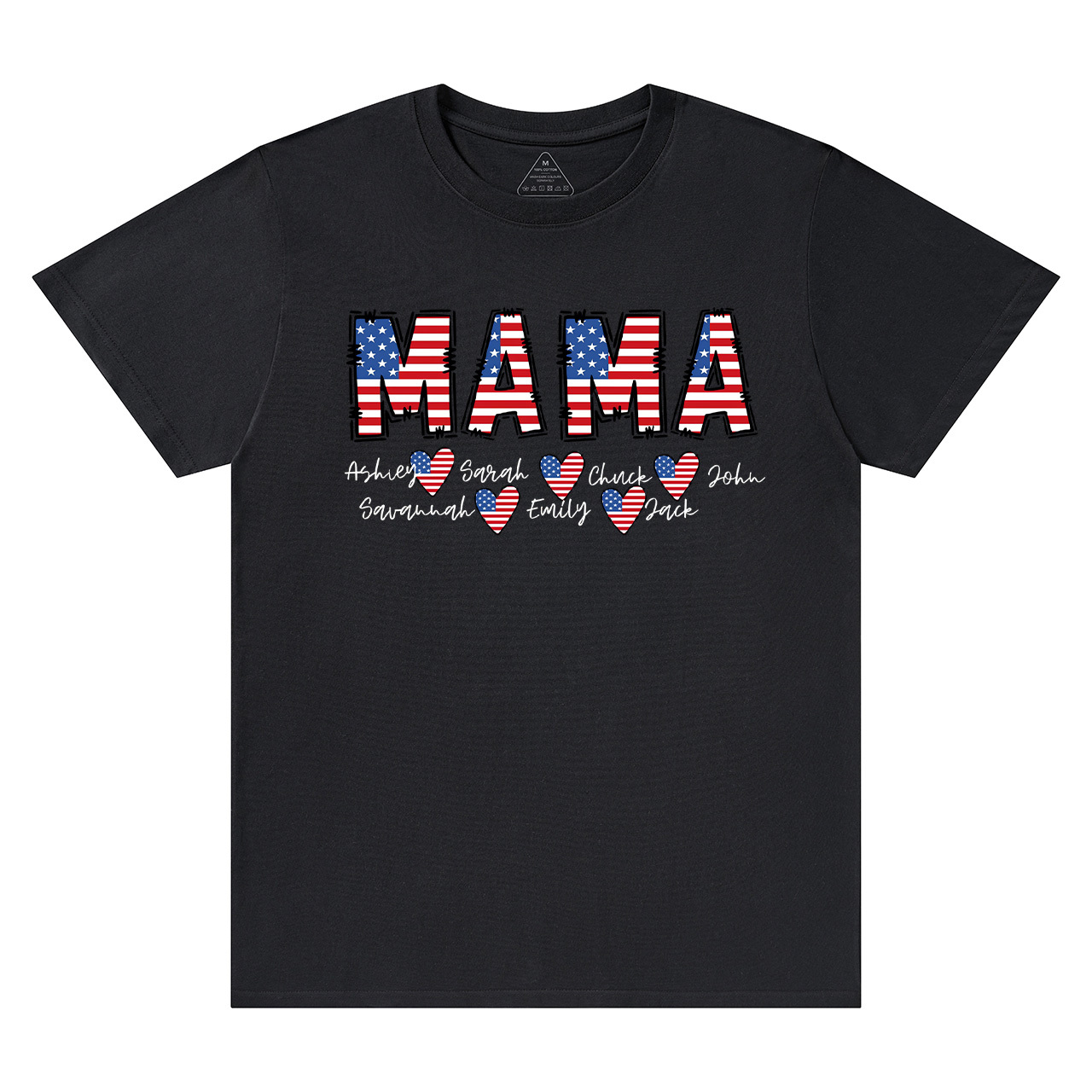 Personalized Name Independence Day Mama T-Shirts