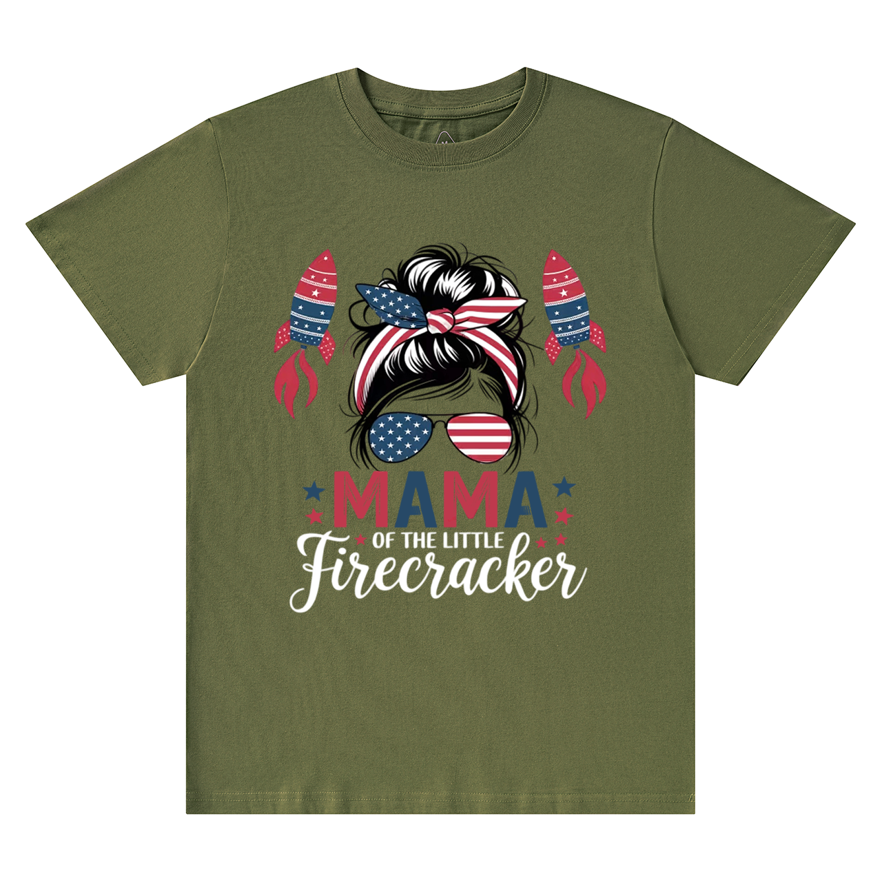 Little Firecracker 4th Of July Mama T-Shirts