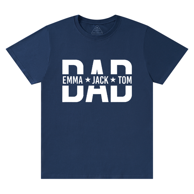 Personalized Kid’s Name Dad T-shirt