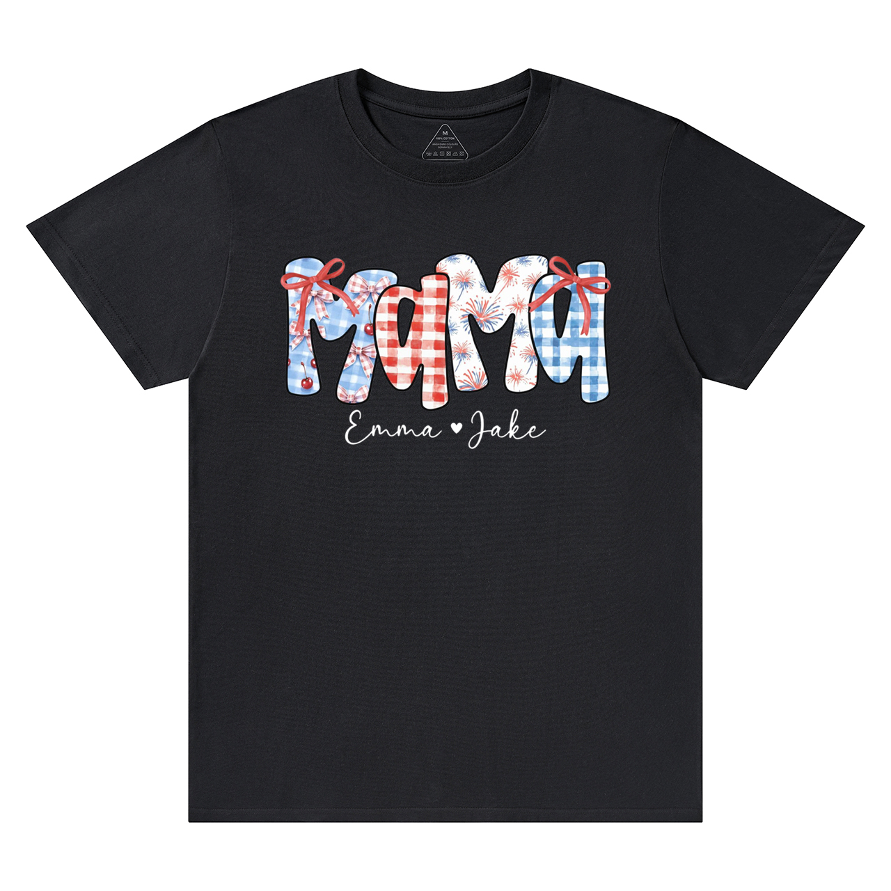 Personalized 4th Of July Mama T-Shirts