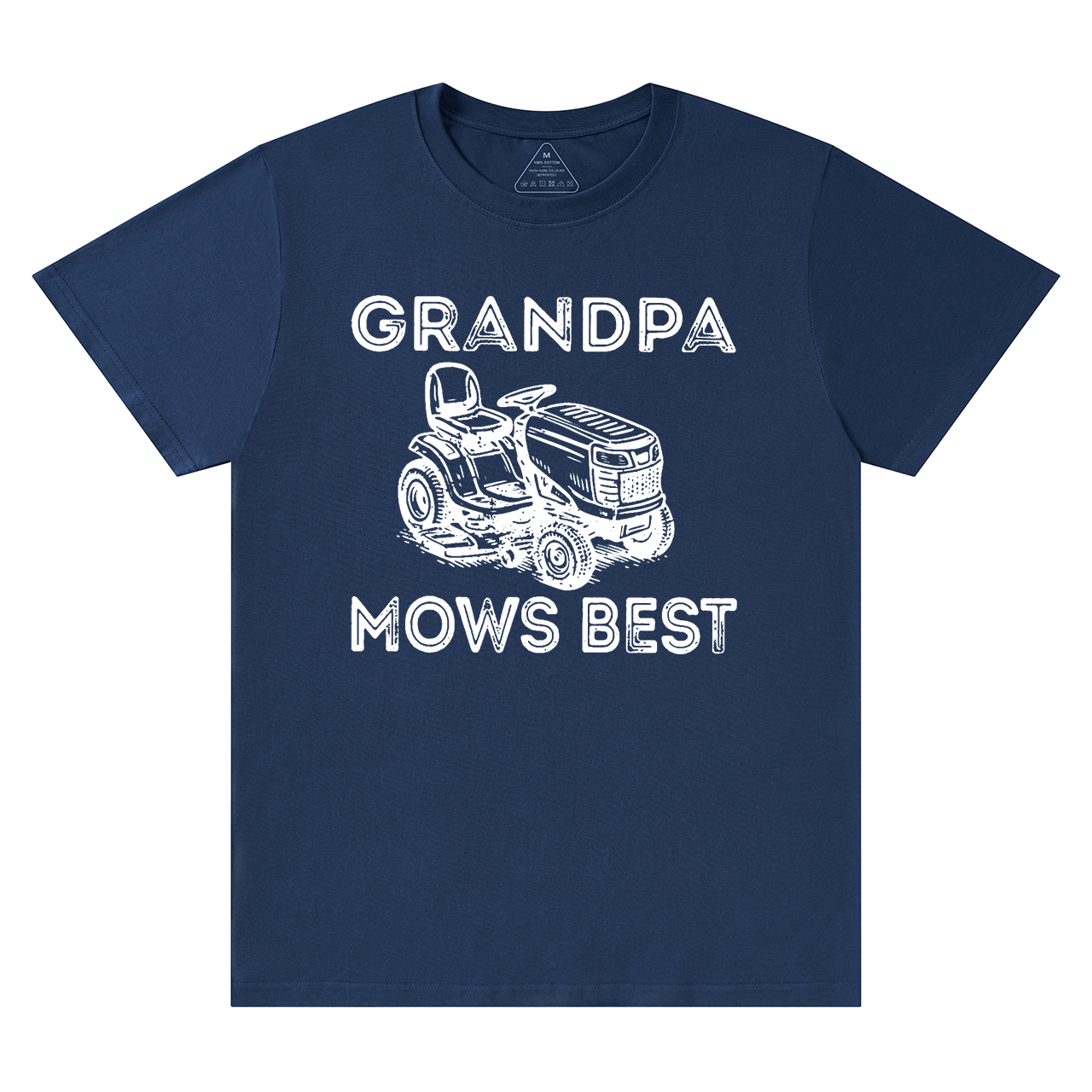 Personalized Grandpa Mows Best T-shirt