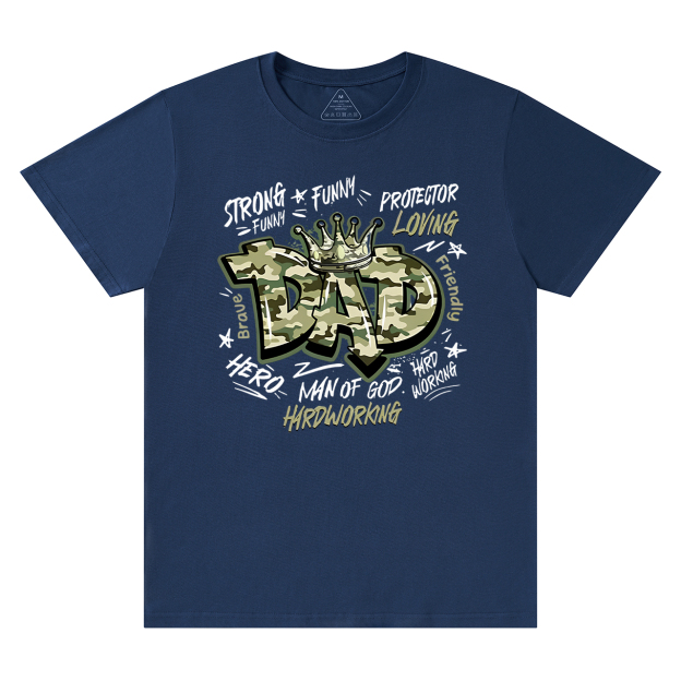 Camouflage Dad T-shirt