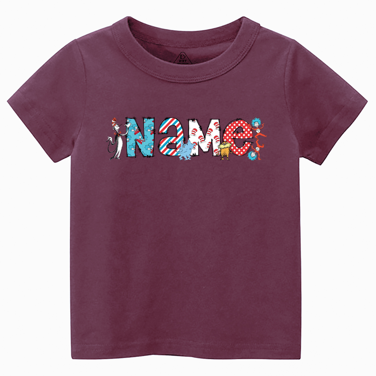 Personalized Name Reading Day Toddler&Kids Tees
