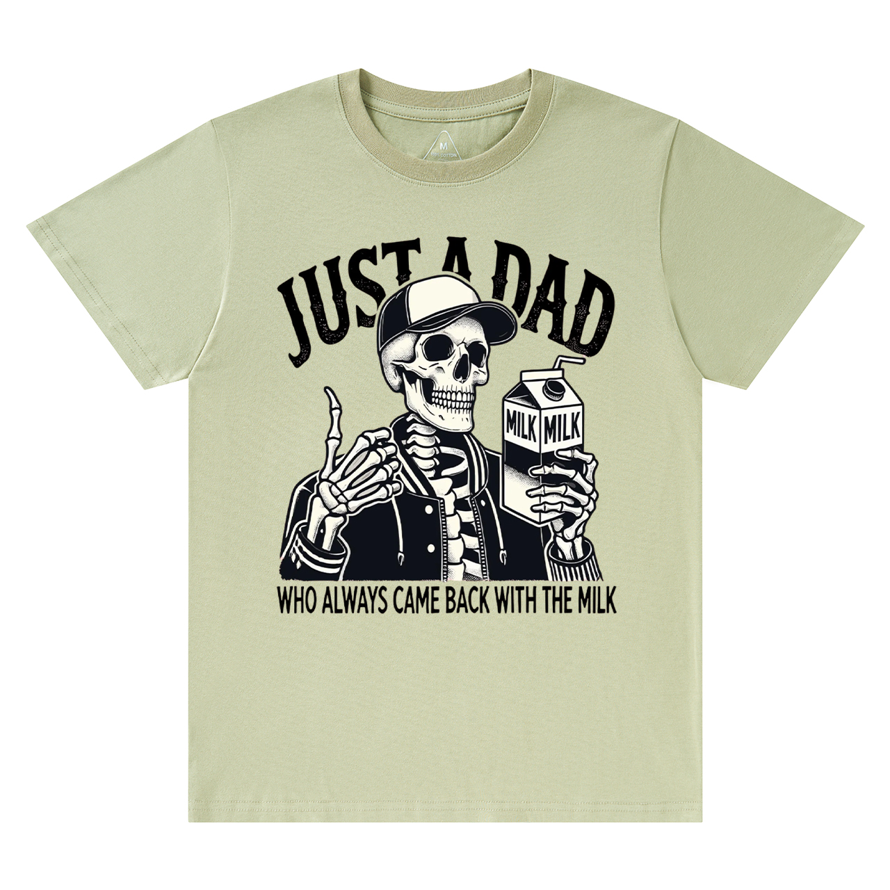 Just A Dad Who Always Came Back With The Milk T-shirt