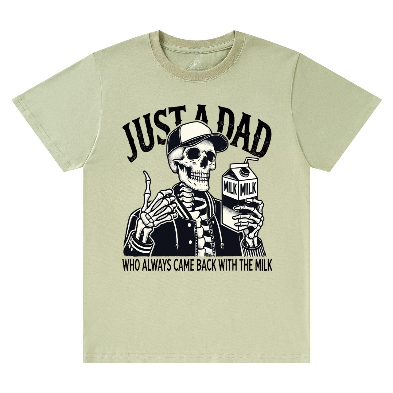 Just A Dad Who Always Came Back With The Milk T-shirt