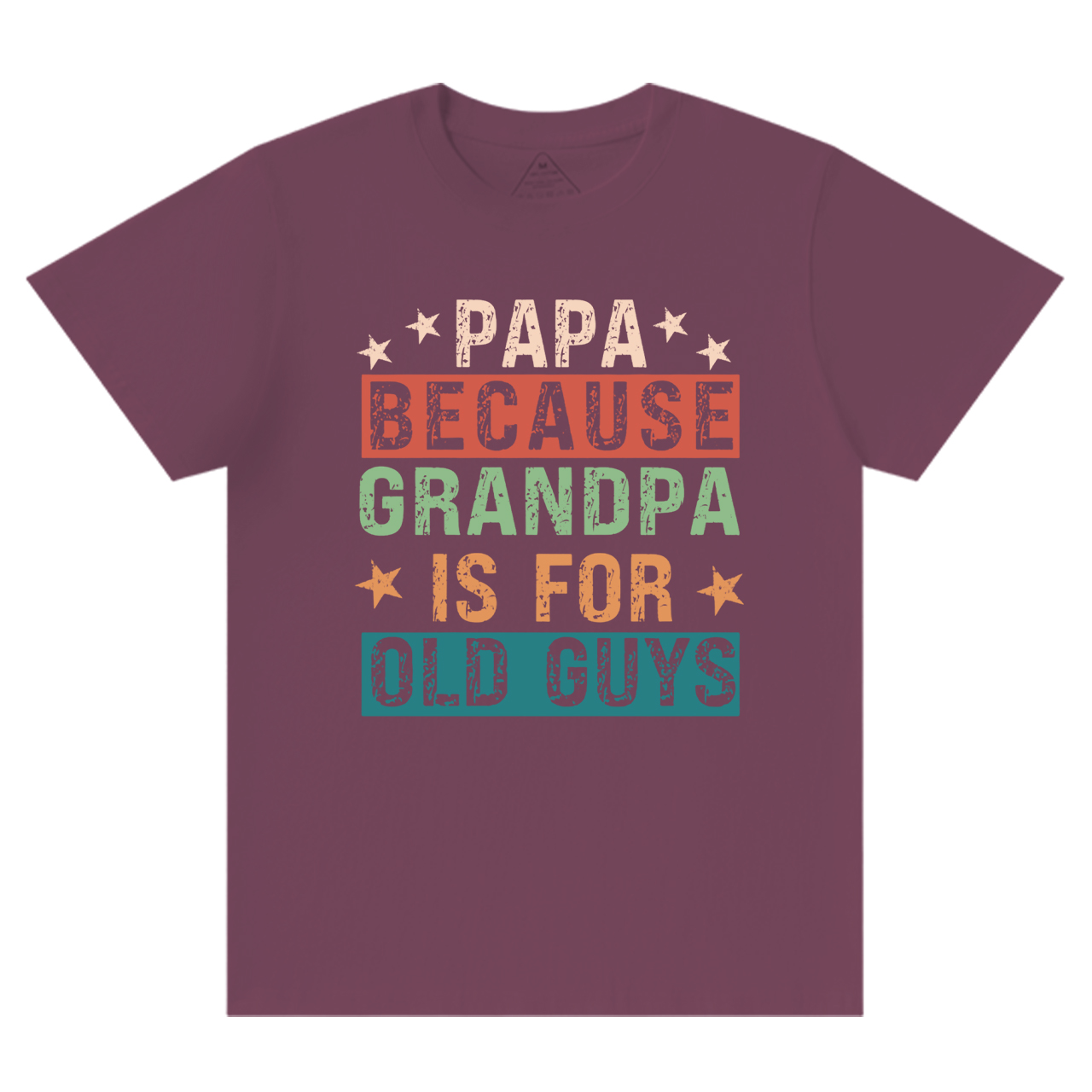 Papa Because Grandpa Is For Old Guys T-shirt