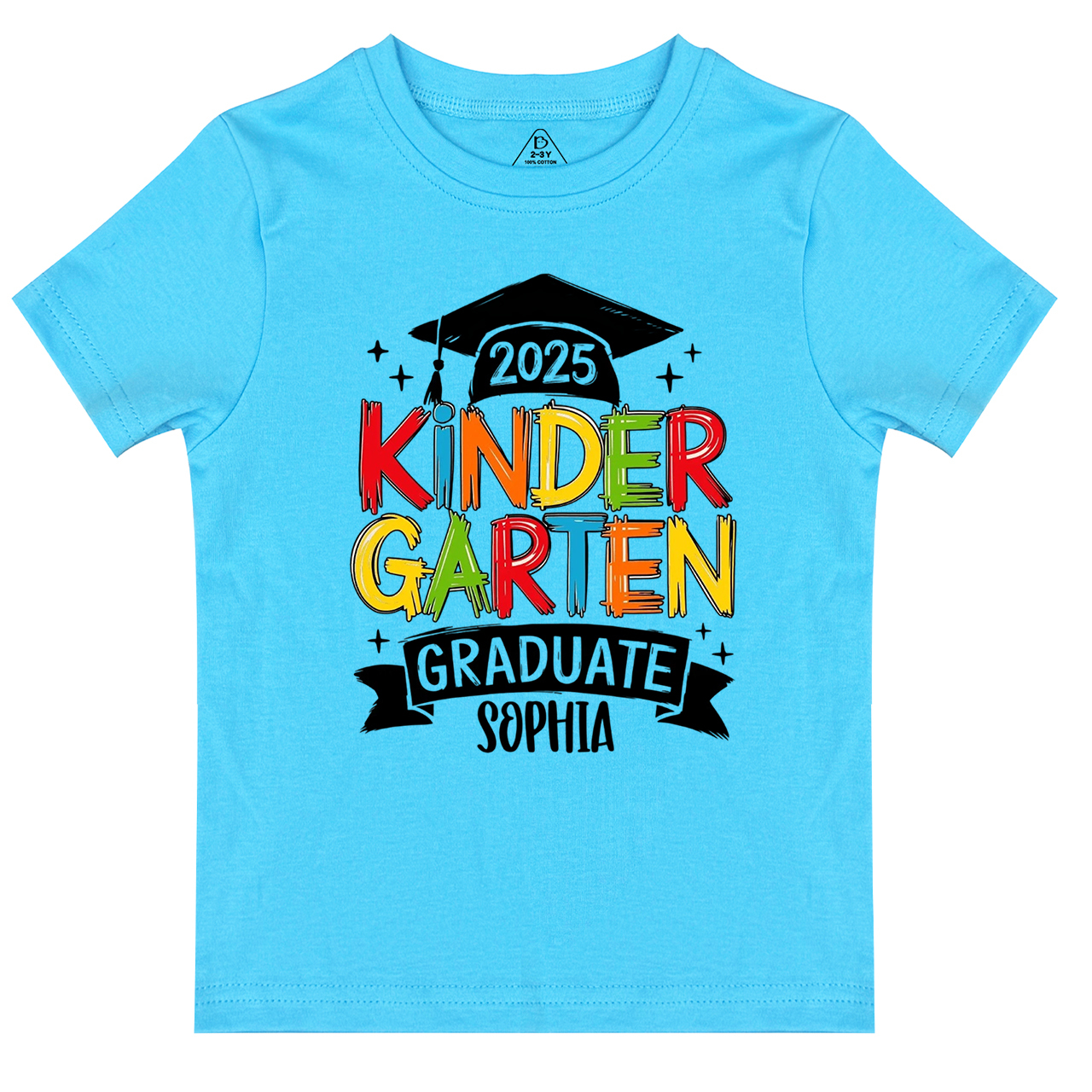 Personalized Kindergarten Graduation Toddler&Kid's Tees Beepumpkin
