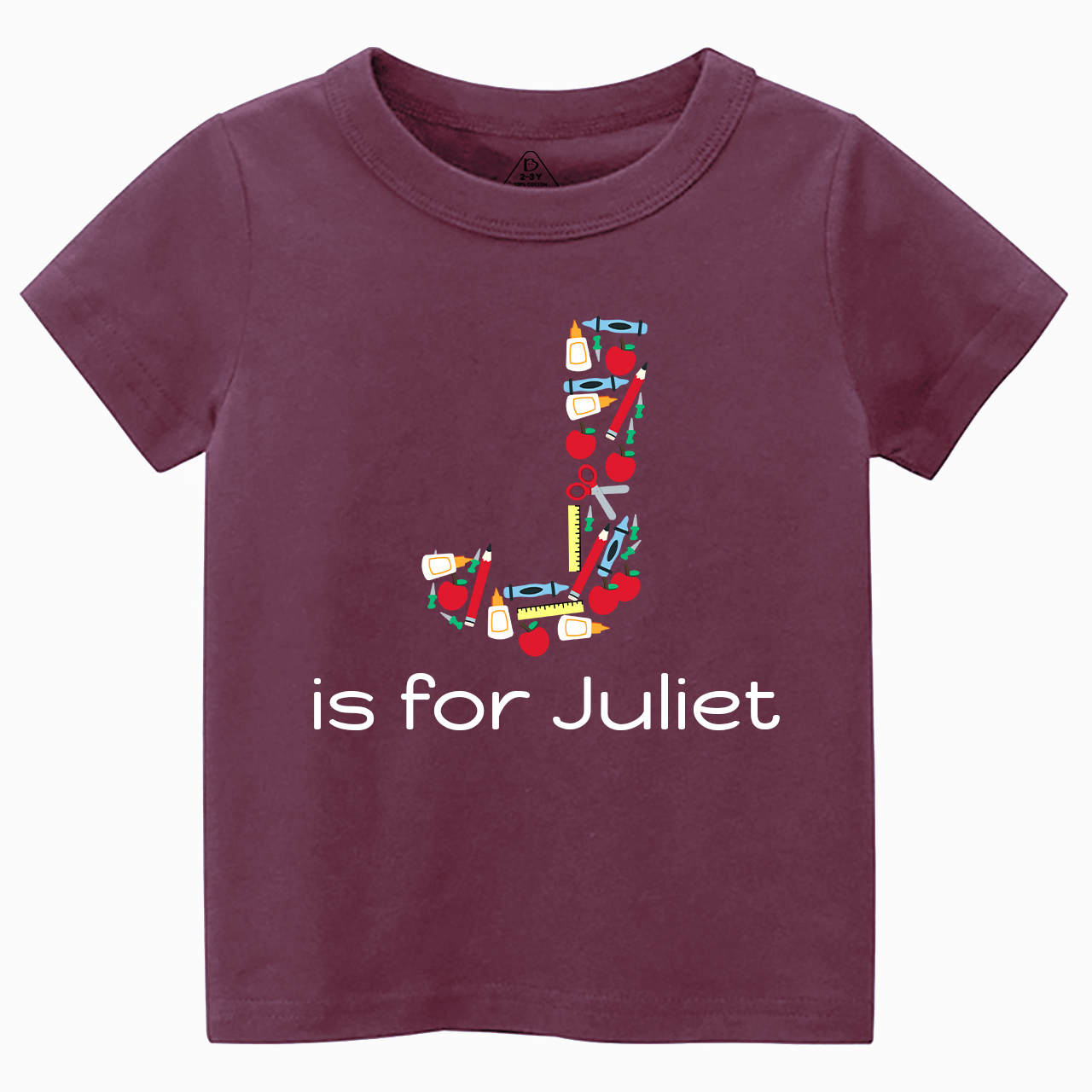 Alphabet Custom Pre-k For School Kids Shirts