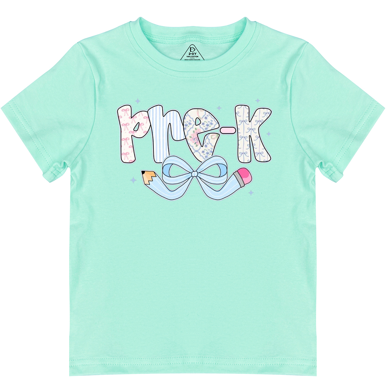 Personalized Pencil bow Grades Toddler&Kid's Tees Beepumpkin