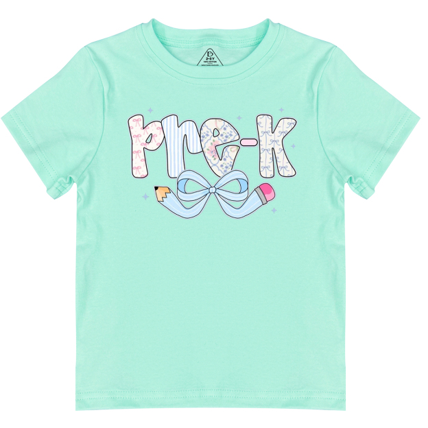 Personalized Pencil bow Grades Toddler&Kid's Tees Beepumpkin