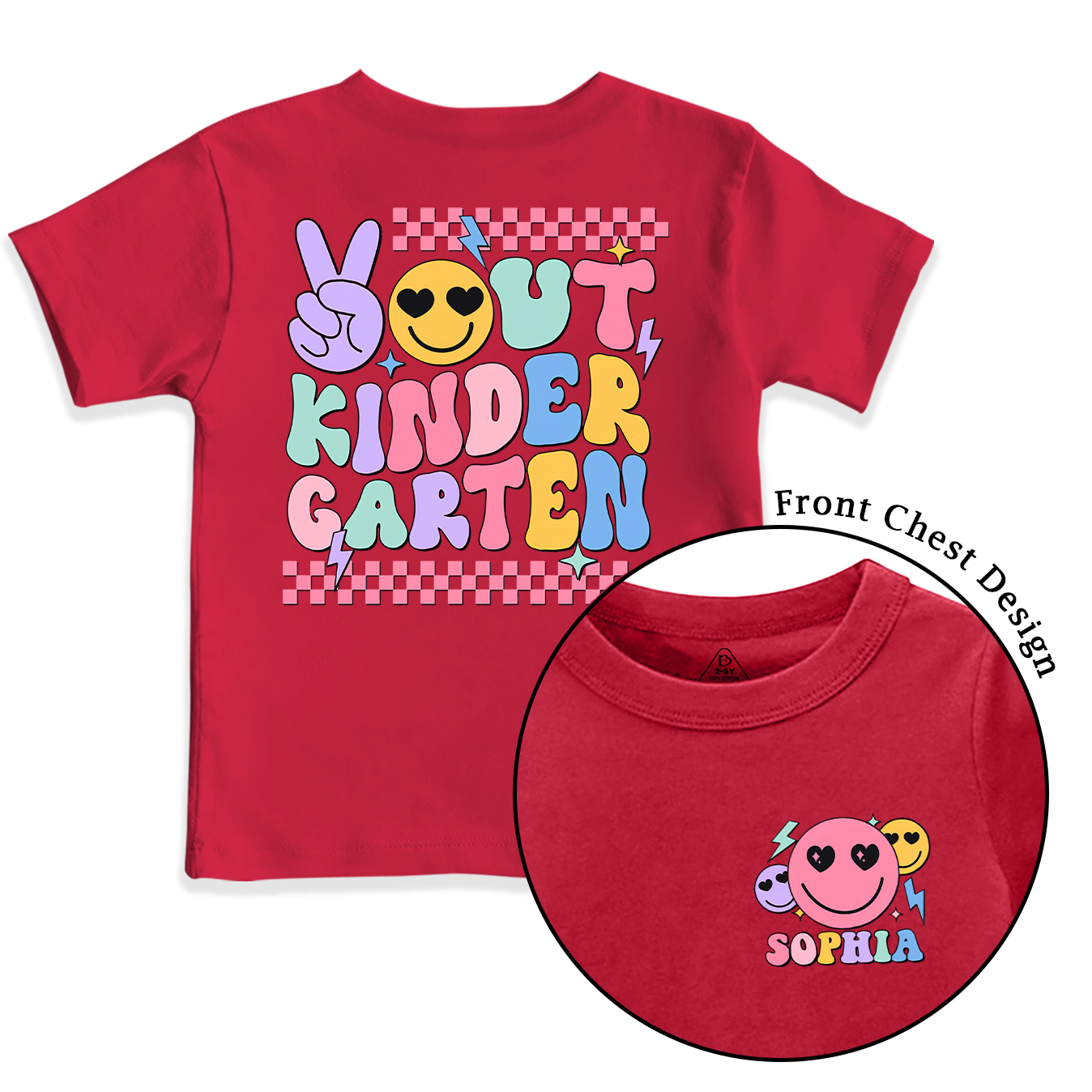 Personalized Kindergarten Graduation Toddler&Kid's Tees Beepumpkin 