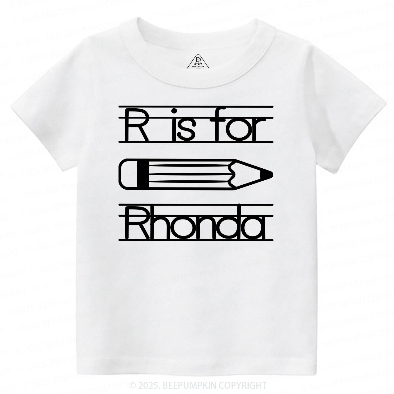  Custom Alphabet School Shirt For Kids