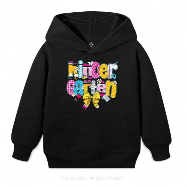 Personalized Checkered Sublimation Kid's Hoodies Beepumpkin