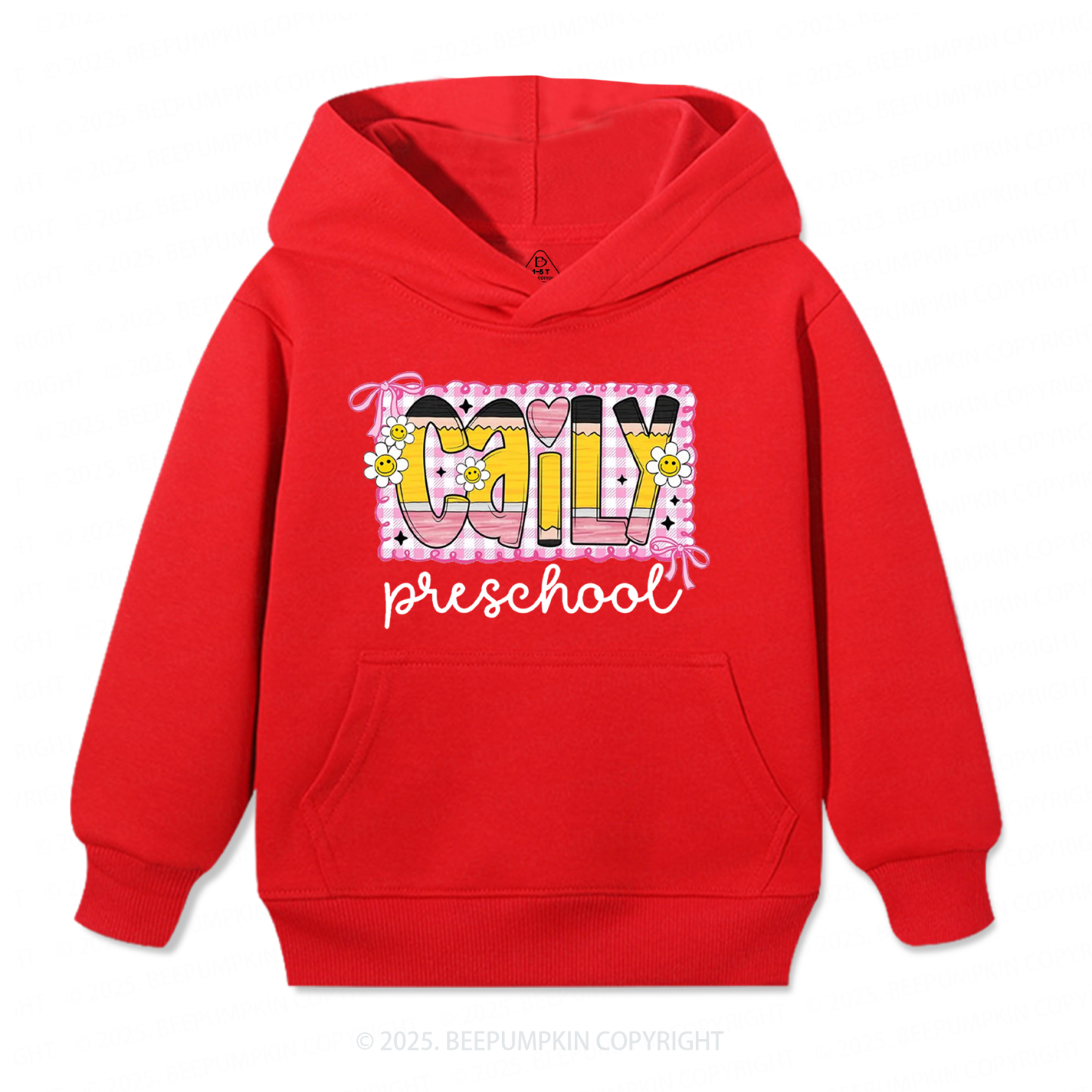 Personalized Graffiti Pencil Name Kid's Hoodies Beepumpkin