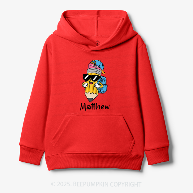 Personalized Boy Girl Pencil Kid's Hoodies Beepumpkin