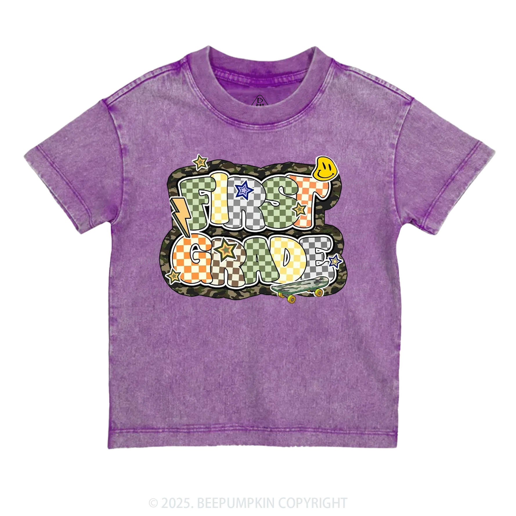 School Boy Sublimation File Toddler&Kids Washed Tees