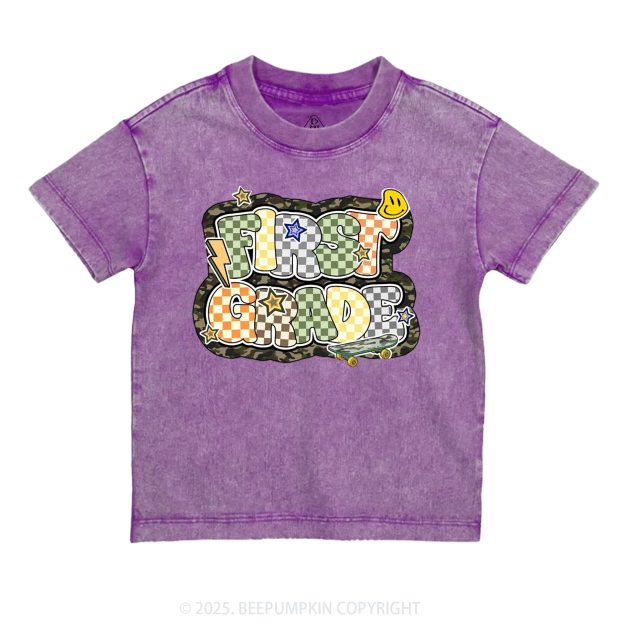 School Boy Sublimation File Toddler&Kids Washed Tees