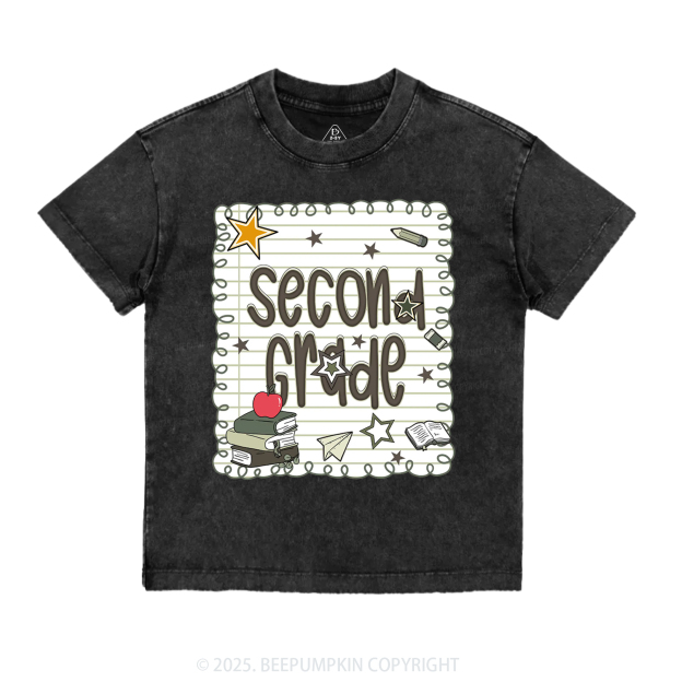 Personalized Starry School Days Toddler&Kids Washed Tees