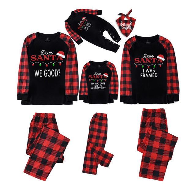 Personalized Dear Santa Christmas Family Matching Pajamas